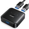 iDsonix USB 3.0 Interruttore 2 in 1 Uscita Bidirezionale per PC, Stampante, Scanner, Tastiera