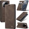 Azororo Cover per Xiaomi Redmi Note 14 Pro Plus 5G, Premium PU Pelle Custodia, Magnetica Carta Fessura Portafoglio Case, Flip Cavalletto Custodia per Redmi Note 14 Pro Plus 5G - Caffè