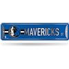Rico Industries Cartello stradale in metallo NBA Dallas Mavericks Home Decor (10,2 x 38,1 cm) - ideale per casa, ufficio, camera da letto e grotta degli uomini - realizzato