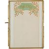 Creative Co-op in Ottone e Vetro Telaio, Gold, 5 by 7-inch