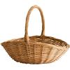 Yindhgdr Cesto in Vimini con Manico, Cesto Regalo, Cesti da Picnic, Cestino da Cucina Piccolo