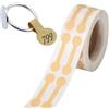 WUBAYI 500 pezzi di cartellini per gioielli, etichette per mercanzie Kraft marroni etichette per marcatura etichette per abbigliamento display etichetta bilanciere
