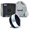 FotoZ Obiettivo di conversione grandangolare da 40,5 mm 0,75x (con macro), mini obiettivo HD grandangolare e macro, per Sony ZV-1F ZV-E10 A6100 A6400 A6600 A6700 accessori, compatibile con kit di