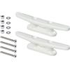New Marine 2 lampadine in nylon con viti V4A (bianco, 125 mm)