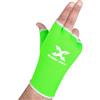 DXD FIT Fasce Sottoguanti Boxe con Gel - Guanti Interni Elastici Imbottiti, Supporto Polso Lungo con Chiusura a Strappo, Protettori da Pugno per MMA, Muay Thai, Kickboxing e Sacco da Boxe (Verde, Medium)