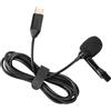 Montesy Professionale Lavalier Mic Lapel Clip On Microfono USB C Connettori Interfacce per Camera Insert and Play