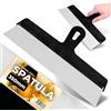 Instalguru Spatola 350 mm Coltello da Pittore Raschietto per Superfici Raschietti per Pareti Raschietto per Facciate Spatola da Muratore Coltelli da Stucco in Acciaio Attrezzo