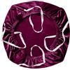 Yikko Coprisedia elasticizzato in velluto spandex, 37,6 - 50,4 cm, federa morbida, lavabile in lavatrice, protezione, casa, sala da pranzo, bar, decorazione per matrimonio (fascino viola)