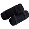 AIPWEYT Store Cuscino per braccioli, 2 pezzi, nero, 9,25 x 3 x 1,18 pollici, poliestere, memory foam, cuscino per sedia da ufficio, 23,5 x 7,5 x 3 cm, lavabile, per interni