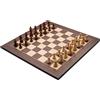 Engelhart - 170493 - Scacchiera in Legno di Acero 50x50 cm con Figure di Scacchi (50 cm, Marrone)