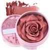 Generico Blush Rosa Per Guance | Effetto 3D Petali Di Rosa Sfumato,3.5g Correttore Cream Illuminante Con Profumo Naturale, Pigmentato, Formula Nuda Ideale Per Cerimonia, Viaggio E Palco