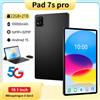 CHOTOG Tavolette originali Pad 7s pro Tab Android15 22GB + 2TB Versione globale 5G Dual SIM 10000mAh WiFi 10.1 "HD Tablet PC per bambini Con tastiera - Black 12GB 512GB
