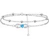 Yinsen Bracciale Donna Argento 925 Braccialetto Infinito con Confezione Regalo