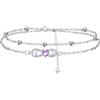 Yinsen Bracciale Donna Argento 925 Braccialetto Infinito con Confezione Regalo