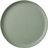Mepal - Piatto Piano Silueta - Lavabile in lavastoviglie e microonde - Piatti di plastica - Piatti da Cena - Servizio - 26 cm - Nordic sage