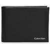 Calvin Klein Portafoglio Uomo Concise Trifold Piccolo, Nero (Ck Black), Taglia Unica
