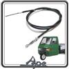 PIAGGIO TRASMISSIONE CAVO FILO FRENO A MANO PER PIAGGIO APE 703 BENZINA E DIESEL ORIGINALE