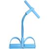 Generico Pedale caviglie 4 tubi, fasce resistenza fitness, corda esercizi stretching, corda elastica con pedale, attrezzatura allenamento sit-up, tenditore braccia gambe per palestra domestica, yoga, pilates