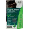 Zuccari AloeColor 6.3 Biondo Scuro Dorato, Kit di Colorazione Permanente Senza Ammoniaca e Parafenilendiammina, Arricchito con AloeOssigenata. Brevettata, Copertura Totale dei Capelli Bianchi