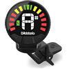 D'Addario Accordatore ricaricabile per violoncello e basso D'Addario Nexxus 360 - Accordatore a clip per violoncello e basso - Spegnimento automatico - Schermo LED a colori regolabile