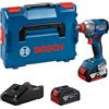 Bosch Professional 18V System Avvitatore a massa battente a batteria GDX 18V-285 (incl. 2 batterie GBA 4.0Ah, caricabatteria GAL 18V-20, L-BOXX)
