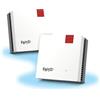 AVM FRITZ!Mesh Wi-Fi Set 1600 (Confezione da 2) - Mesh WiFi fino a 3.000 Mbit/s, Dual Band, Plug & Play, Compatibile con tutti i Router, Aggiornamenti Gratuiti, Made in Europe, 5 Anni di Garanzia, per 5