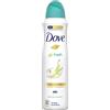 Dove Deodorante spray antitraspirante pera e aloe vera, 6 x 150 ml