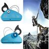 Qiter Auto-frenata Arrampicata Arrampicata Moschettone Morsetto a Fune Afferrare Anello di Discesa Accessori per scalatore Corda di Sicurezza Riser autobloccante