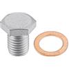 QUARKZMAN M12x1.5 Acciaio Motore Olio Scarico Tappo Vite con Guarnizione per BMW 545i