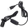 Zerodis Mini Faretti da 5 V Faretti a LED Dimmerabili USB Luminosi Faretti Faretti Illuminazione D'accento per Interni con Cavo da 2 M Faretto Moderno per Vetrina Gioielli Portico (Luce bianca calda 3000K)