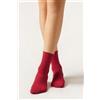 Calzedonia Calzini Corti Senza Elastico In Cotone Rosso