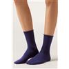 Calzedonia Calzini Corti Senza Elastico In Cotone Viola