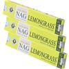 NKlaus Golden Nag - Bastoncini di incenso al limone, masala, 45 g, confezione da 3