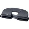 REXEL V412 - Perforatore 4 fori con telaio in metallo, Perfora fino a 12 fogli, Adatto per casa, scuola e ufficio, Nero, 8309