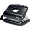 Rapid ECO Perforatrice a 2 Fori Compatta e Resistente, Realizzata con Plastica Riciclata, Utilizzabile a Casa, Scuola e Ufficio - Nero - 24845300