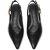 Steve Madden Sandali slingback in pelle con maxi fibbia e tacco 1,5cm