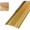 Amig - Scossalina a pavimento | 985 mm x 4 mm x 0,5 mm | Colore: Oro | Adesivo | Striscia di transizione | Profilo di giunzione per pavimenti, parquet e decking | Per pavimenti in legno