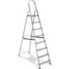 Scala alluminio Everest 8 gradini grigio