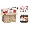 Nutella Bi-pack Nutella 750g con Sticker Nutella, Crema Spalmabile alle Nocciole e Cacao, Senza Glutine, Conservanti e Grassi Idrogenati, Formato Scorta per Famiglia, Ideale a Colazione, Idea Regalo