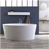 Essence Arredo Bagno Vasca da bagno design moderno in mineralmarmo bianco dea