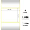 Zebra Labels White Compatibile - ZE880170-076