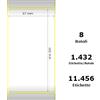 Zebra Labels White Compatibile - ZE880156-101