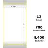 Zebra Labels White Compatibile - ZE800262-405