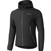 KUTOOK Giacca Invernale Uomo Impermeabile Softshell Giacca a Vento Termica Antivento Trekking Running Escursioni Ciclismo Nero M
