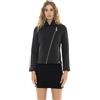 LEONE GIACCA DONNA NEOPRENE ZIP ASIMMETRICA AUTHE 09 BLACK