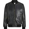 JACK & JONES JJECHARGE LEATHER BOMBER SN CHOCOLATE BROWN/WASH Giacca Uomo