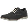 Nunn Bush Otto Canvas Plain Toe Oxford Lace Up, Uomo, Blu Scuro, 48 EU