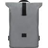 JOHNNY URBAN Zaino Donna Uomo Grigio - Alec - Zainetto Rolltop in Tela Catramata Idrorepellente - Scomparto Rimovibile per Portatile - Impermeabile
