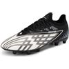 DREAM PAIRS Scarpe da Calcio da Uomo Scarpe da Calcio Professionali con Tacchetti e Punte Scarpe da Calcio per Esterni per Uomo,Size 40,Nero Bianco,SDSS2406M-E