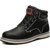 ARRIGO BELLO Stivali Uomo Invernali Scarpe Invernale Scarponcini Neve Stivaletti Antiskid Caldo Trekking Montagna Boots Taglia 41-46 (B Nero-Pelliccia Calda, Taglia 44)